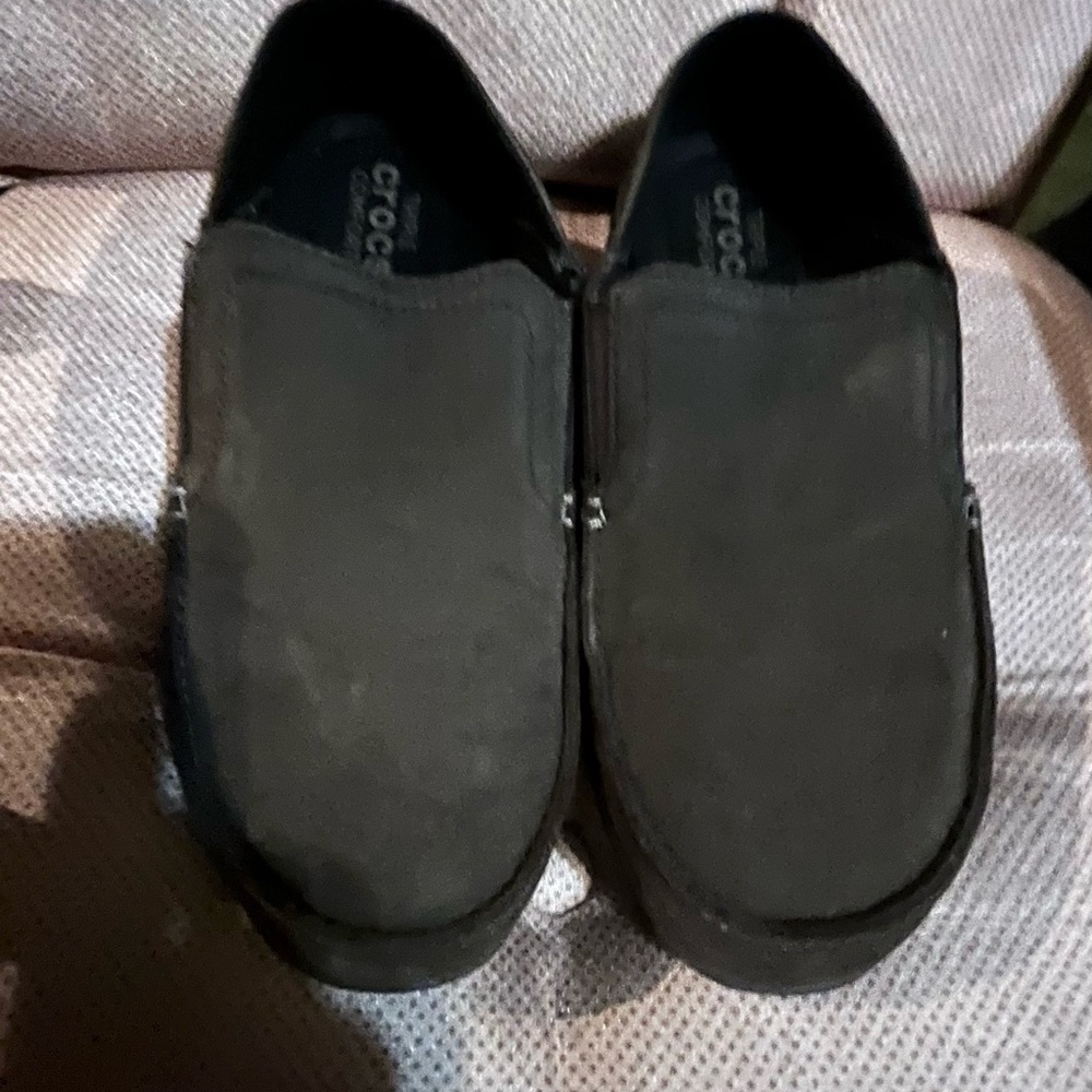 CROCS Men's Dark Slip-On Loafers